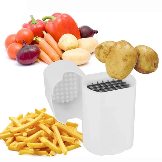 coupes frites et légumes